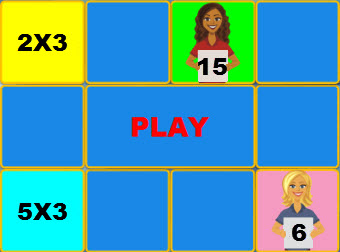 Concentration Multiplication Game Times 3
